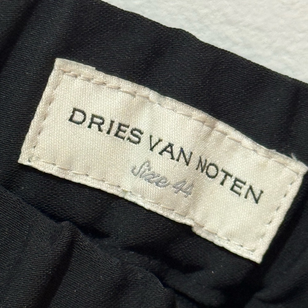 Dries Van Noten Black Women's Pants featuring elastic waistband